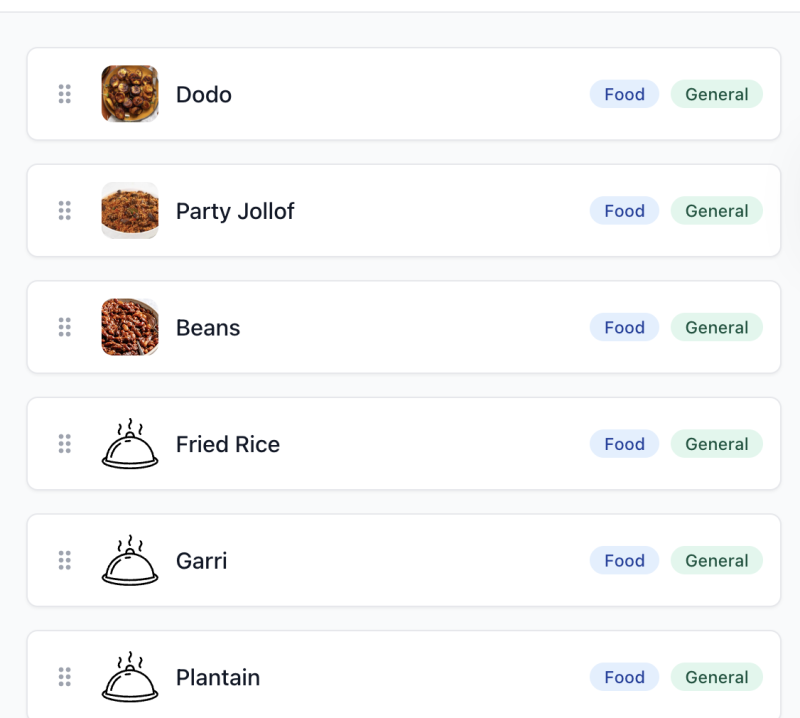 Effortless Menu Management